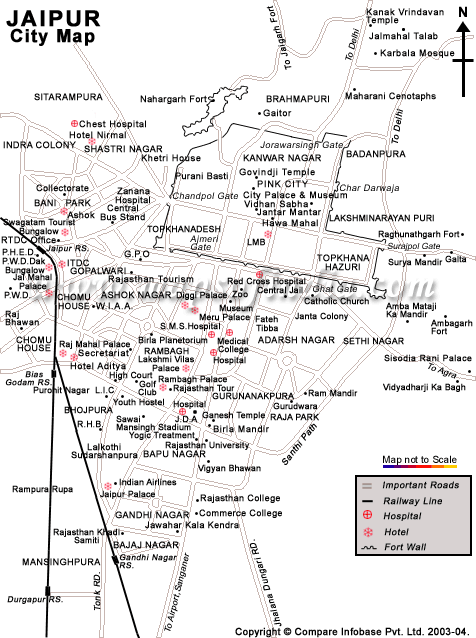 Map of Jaipur