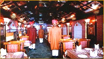 Facilities onboard Palace on Wheels