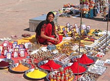 Bazaars in Orchha 