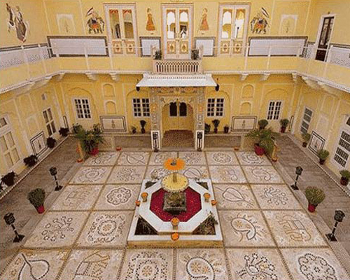 Raj Palace Jaipur - Courtyard