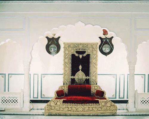 Shahpura House Jaipur-Royal Throne