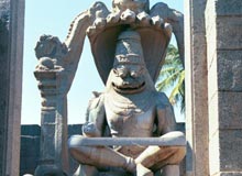 Ugra Narasimha Statue Hampi
