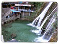 Kempty Waterfalls in Uttaranchal
