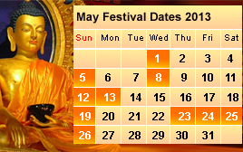May Event Calendar 2013
