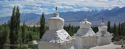 ladakh stupas