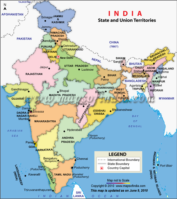 India Big Map