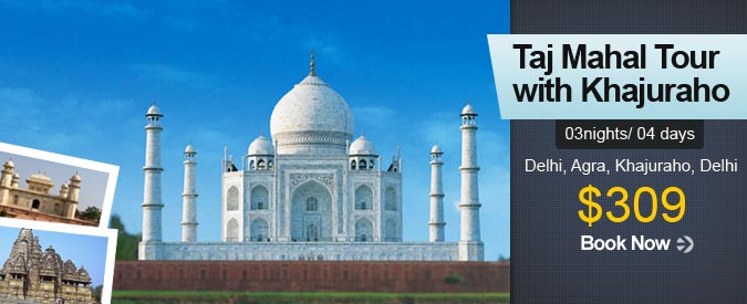 Taj Mahal with Khajuraho