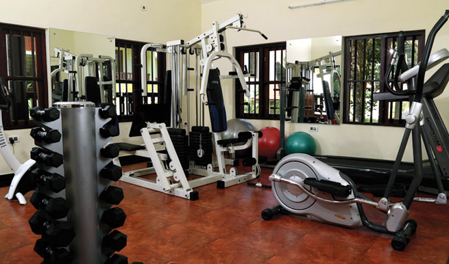 Gym in Dr. Franklin's Panchakarma Institute Kerala