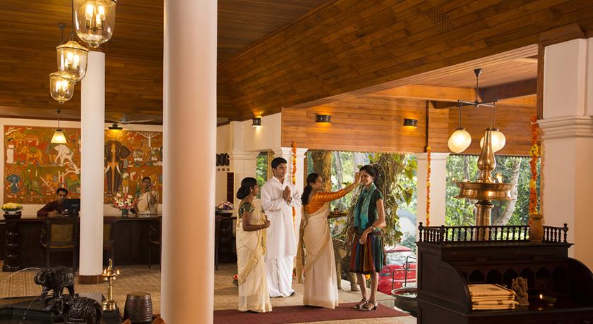 Reception in Hotel Elephant Court Periyar