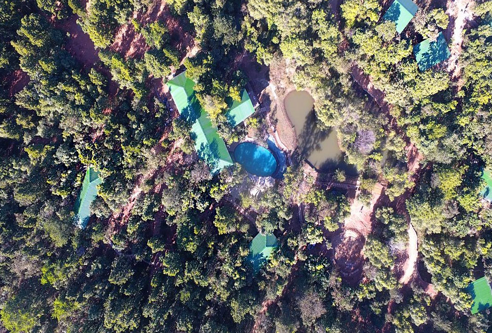 Kanha-Jungle-Camp-helicopter-view