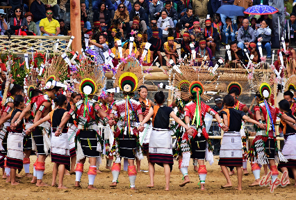 Hornbill festival at Kisema Village