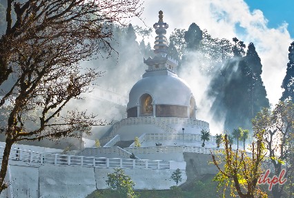 Peace Pagoda in Darjeeling