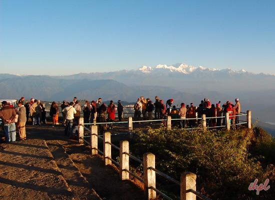 Tiger Hill in Darjeeling