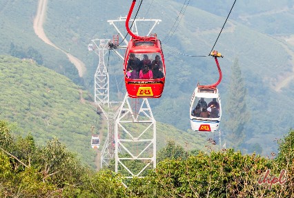 Cable ride in Darjeeling