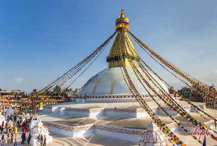 Boudhanath Stupa In Kathmandu Nepal
