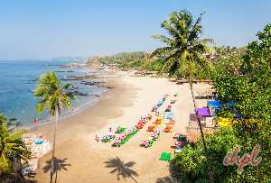 Candolim Beach Goa, India
