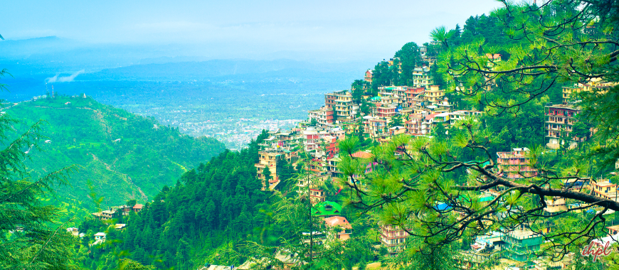 Dharamshala city in Himachal Pradesh