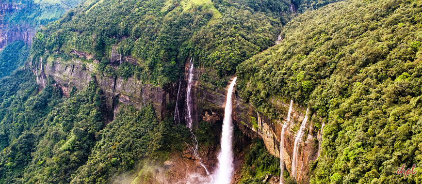 Waterfall in meghalaya