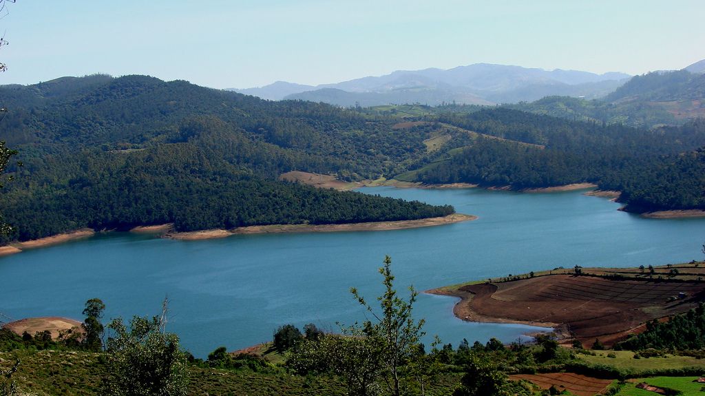 Lake in Nilgiri Hills near Ooty