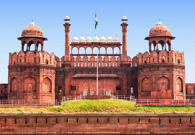 red fort delhi
