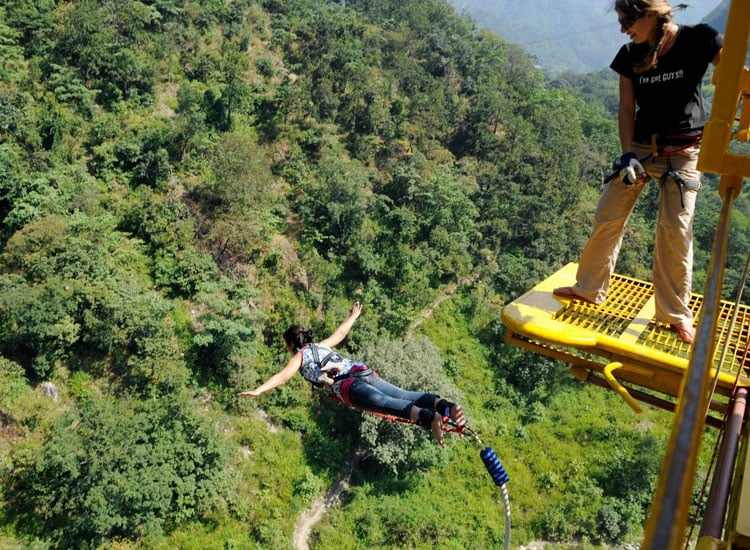 Bungee Jumping in Rishikesh