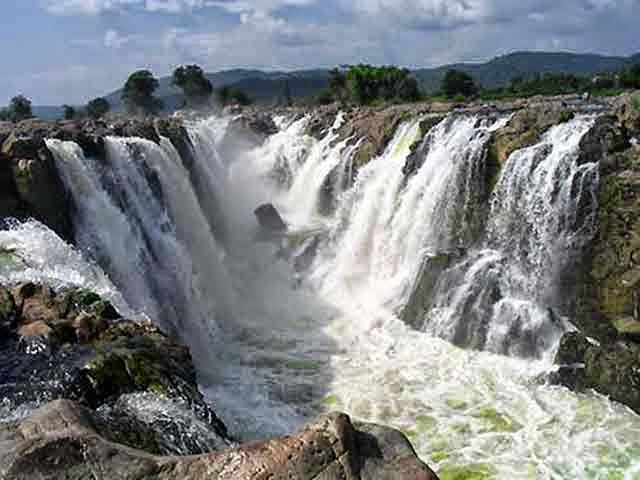 Langshiang Falls in Meghalaya Langshiang Fall in Meghalaya, India