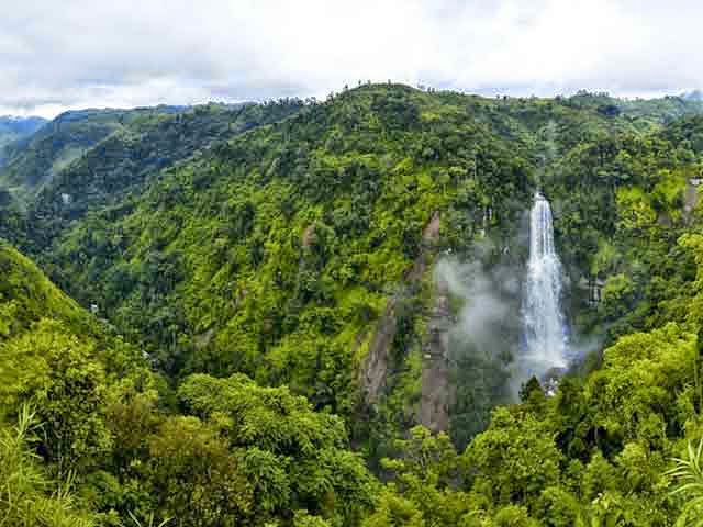 Vantwang Falls in Mizoram Vantawng Falls, Mizoram, India