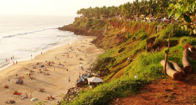 Varkala beach, kerala