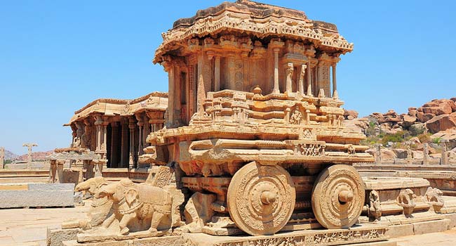 Stone chariot, Hampi