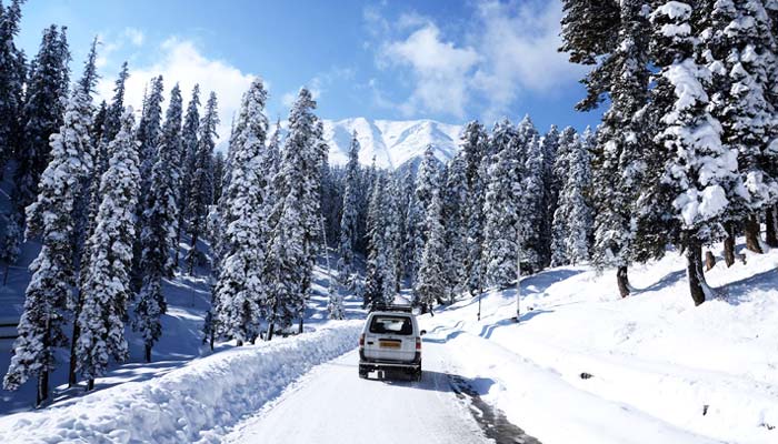 Gulmarg happens to be the best place to experience snowfall in India