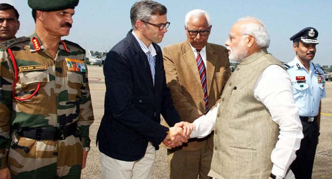 Modi and Jammu Kashmir CM