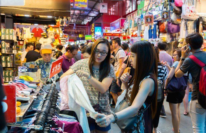 One of the largest markets of Singapore.