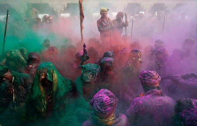 Lathmar Holi in Barsana