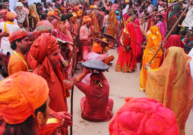 Lathmar Holi in Barsana