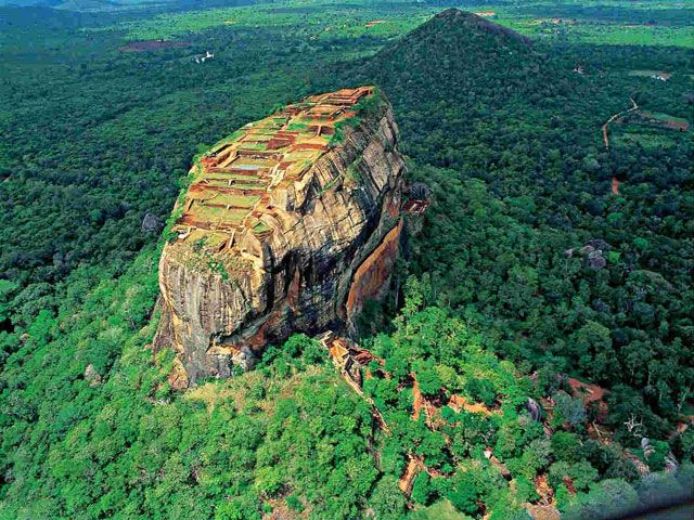 Sigiriya Rock in Sri Lanka