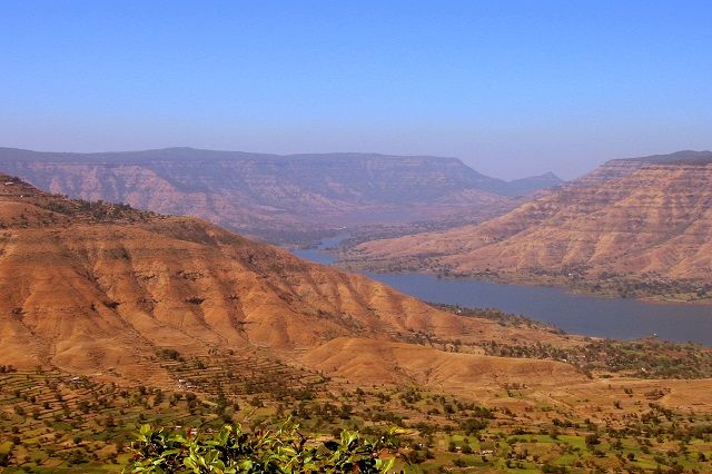 View from Panchgani in Maharashtra