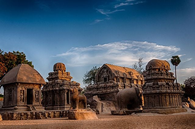 Panchrathas, Mahabalipuram