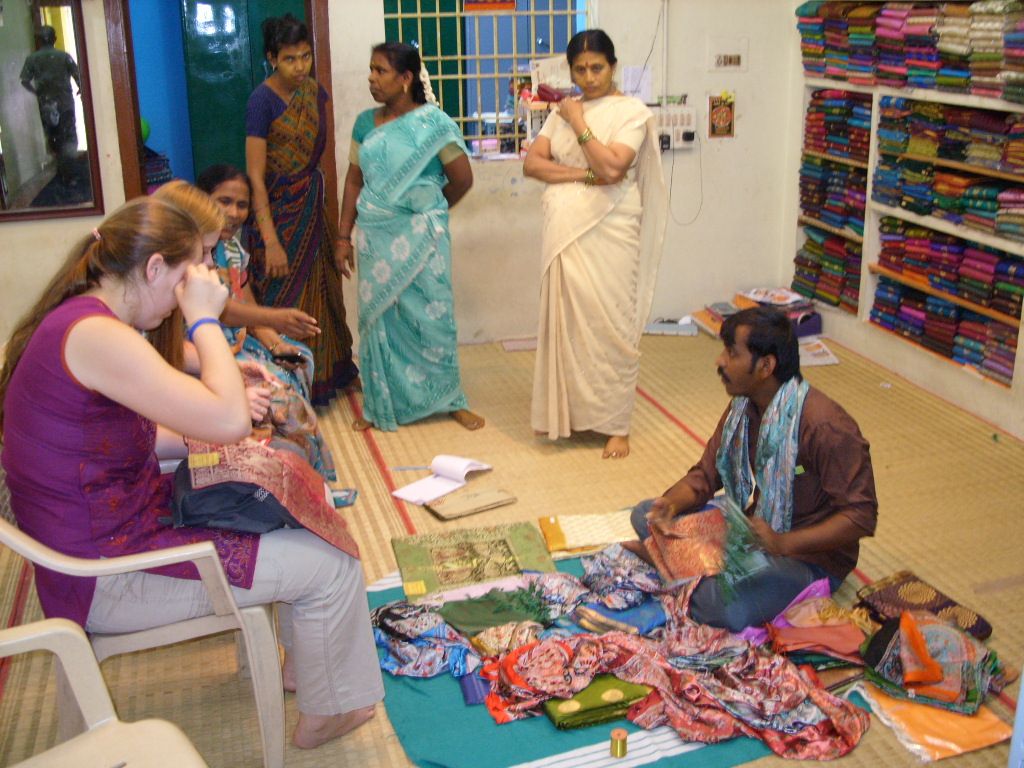 Shopping in Kanchipuram