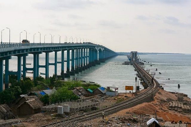 Pamban Bridge in Rameshwaram