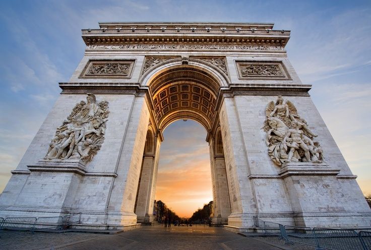 Arc de Triomphe Monument in Paris