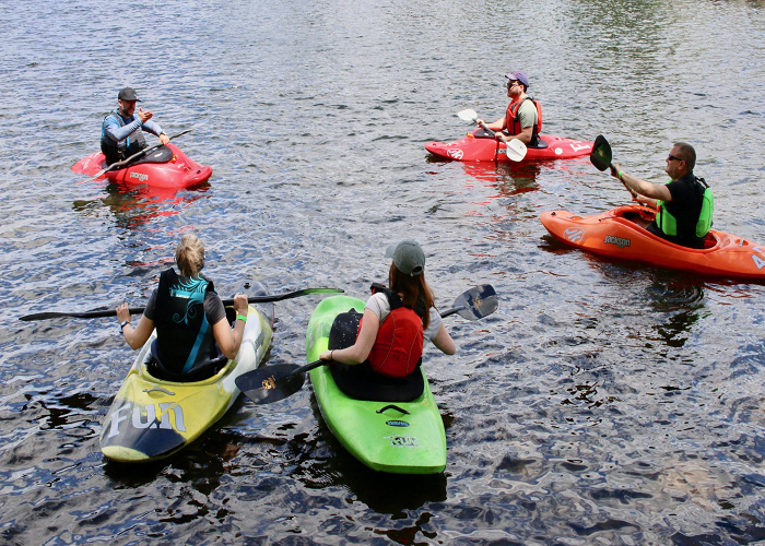 kayaking