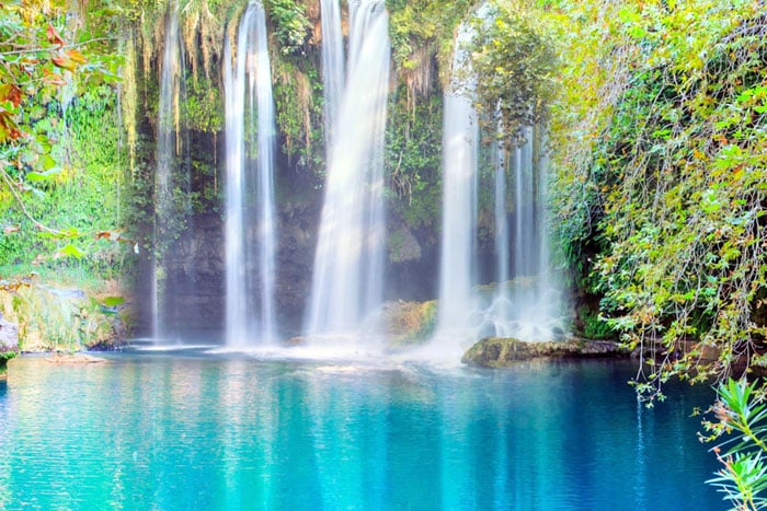 Kursunlu Waterfalls in Turkey
