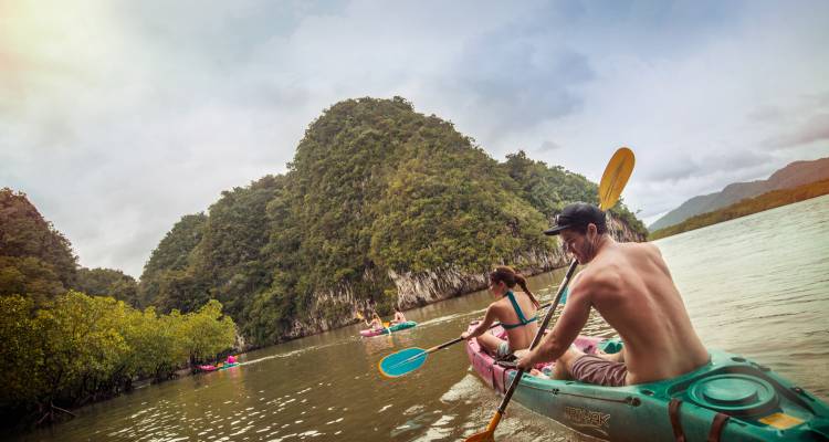 Kayaking in Thailand