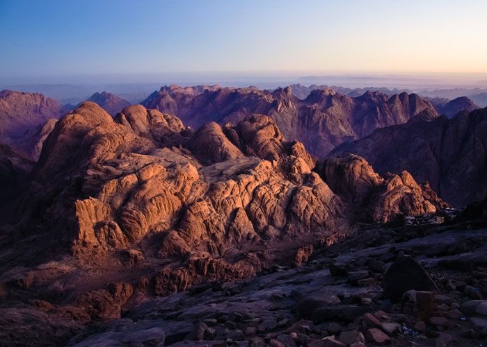 Mt. Sinai Mountain in Egypt