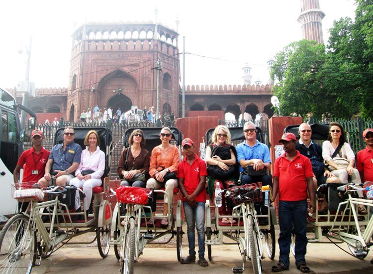 Rickshaw Ride at Jama Masjid