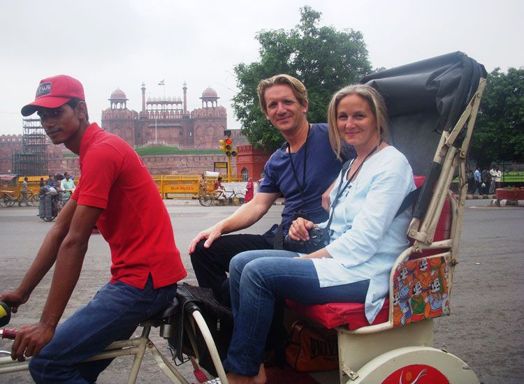 Rickshaw Ride at Red Fort