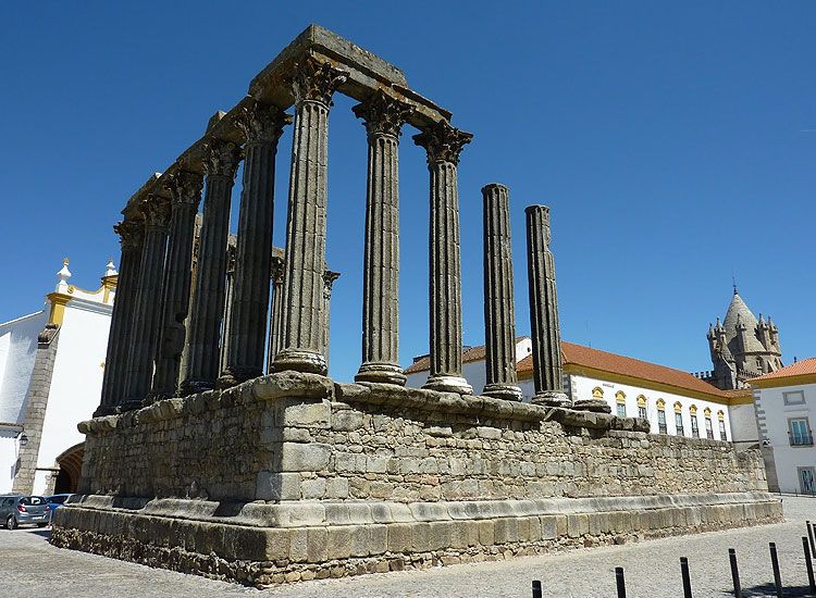 Evora museum city in Portugal