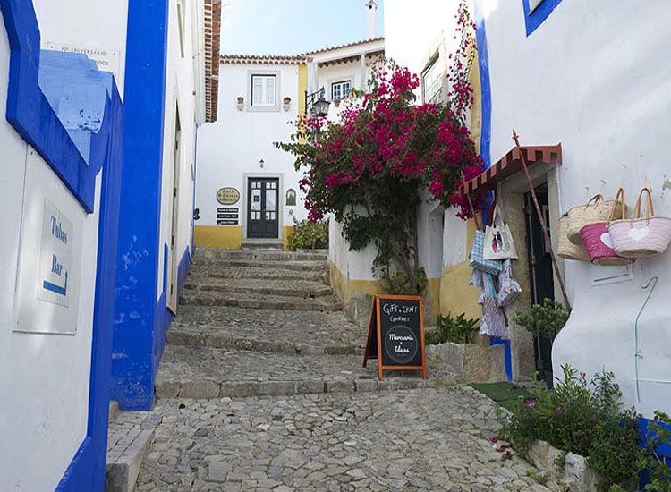 Obidos city in Portugal