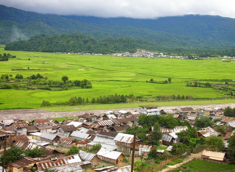 Ziro Valley Town in Arunachal Pradesh
