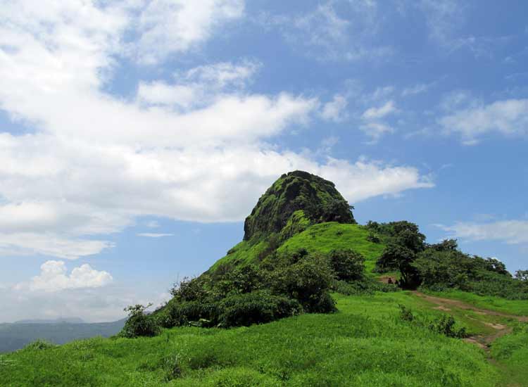 Trekking to Tikona Fort